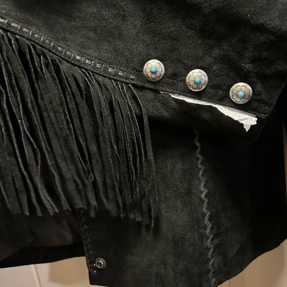 Scully black boar fringe xxl jacket - Picture 9 of 11